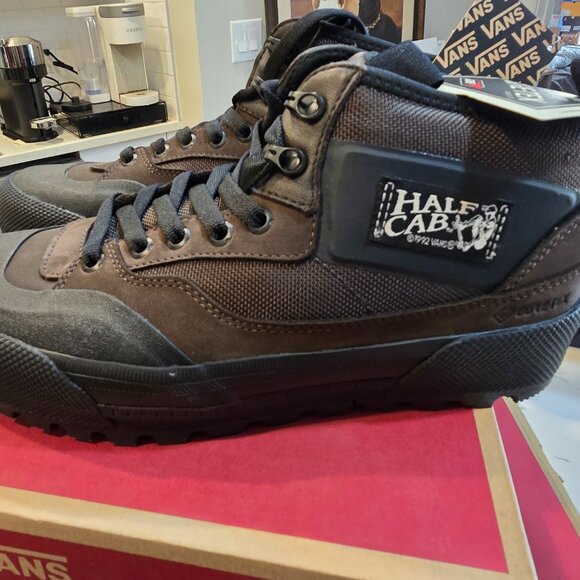 Vans Half Cab Gore-Tex MTE 3 Brown Black Mens Size 9 Shoes VN0009QWY49 SKATE NEW - Picture 5 of 12